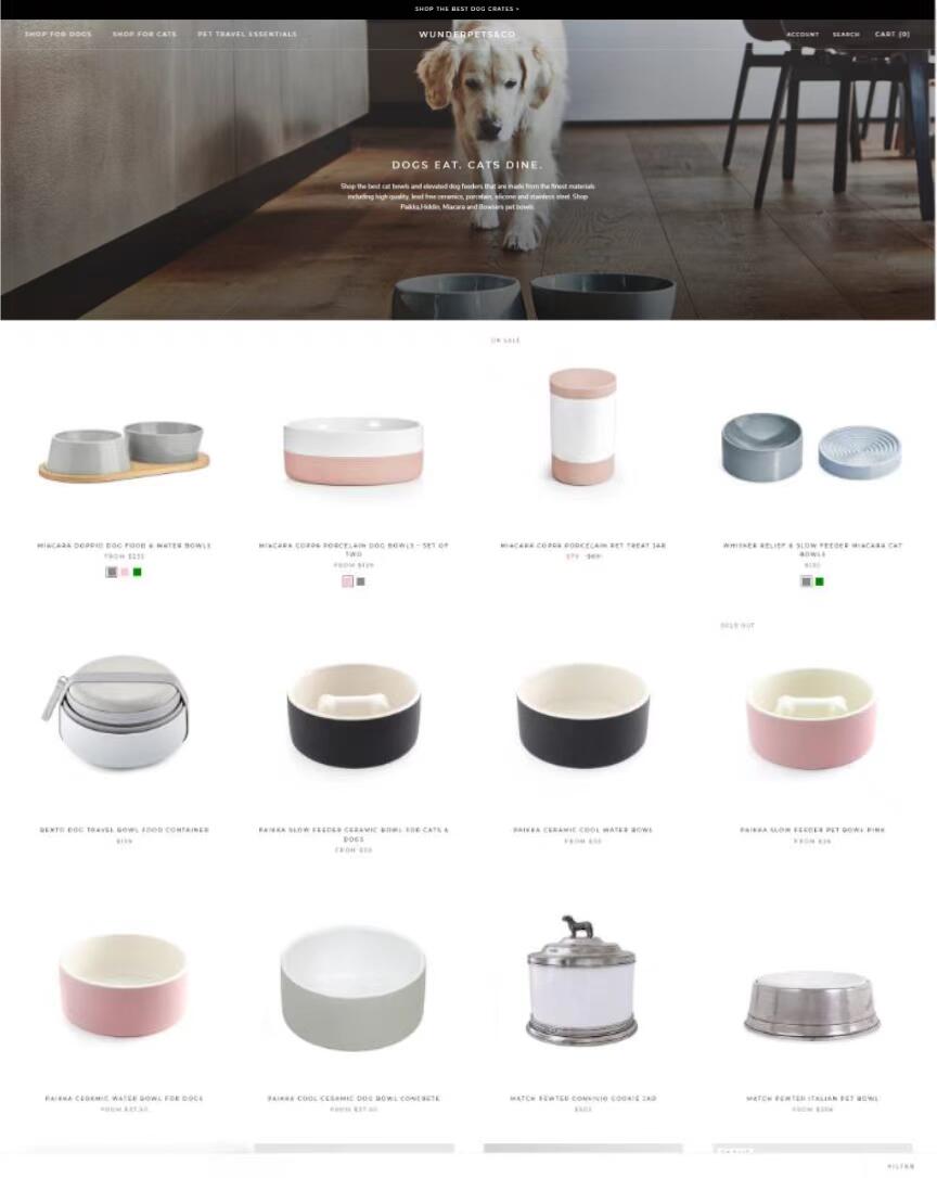 宠物用品独立站案例图2