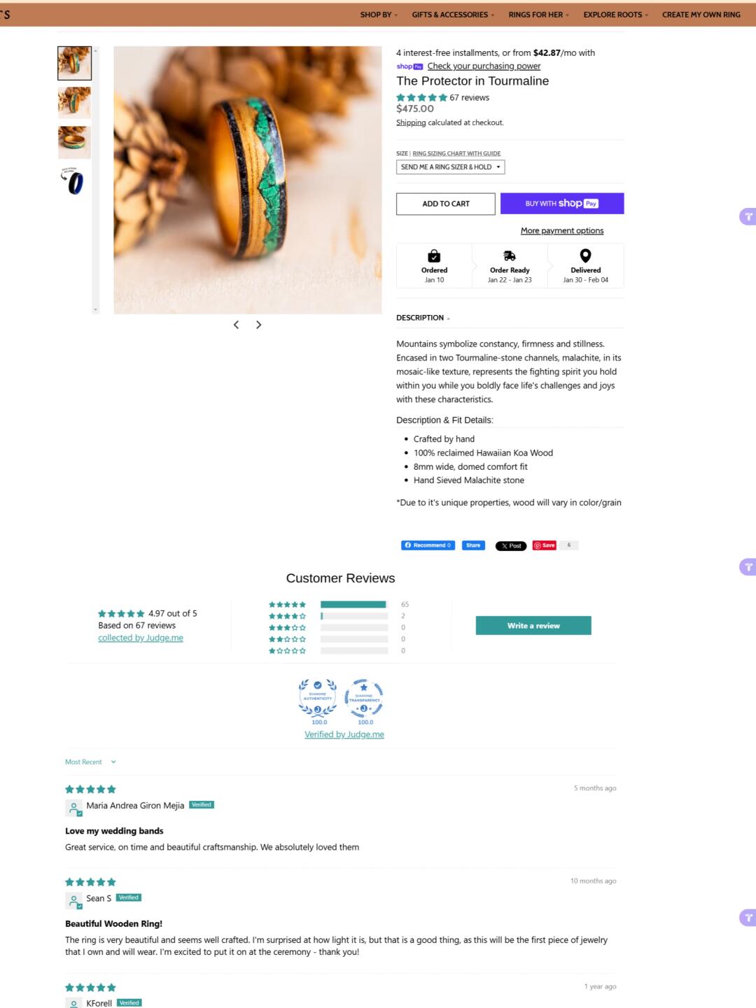 戒指网站案例图4