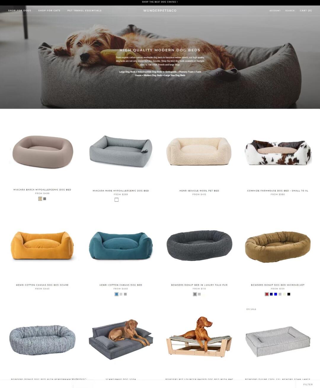 宠物用品独立站案例图1