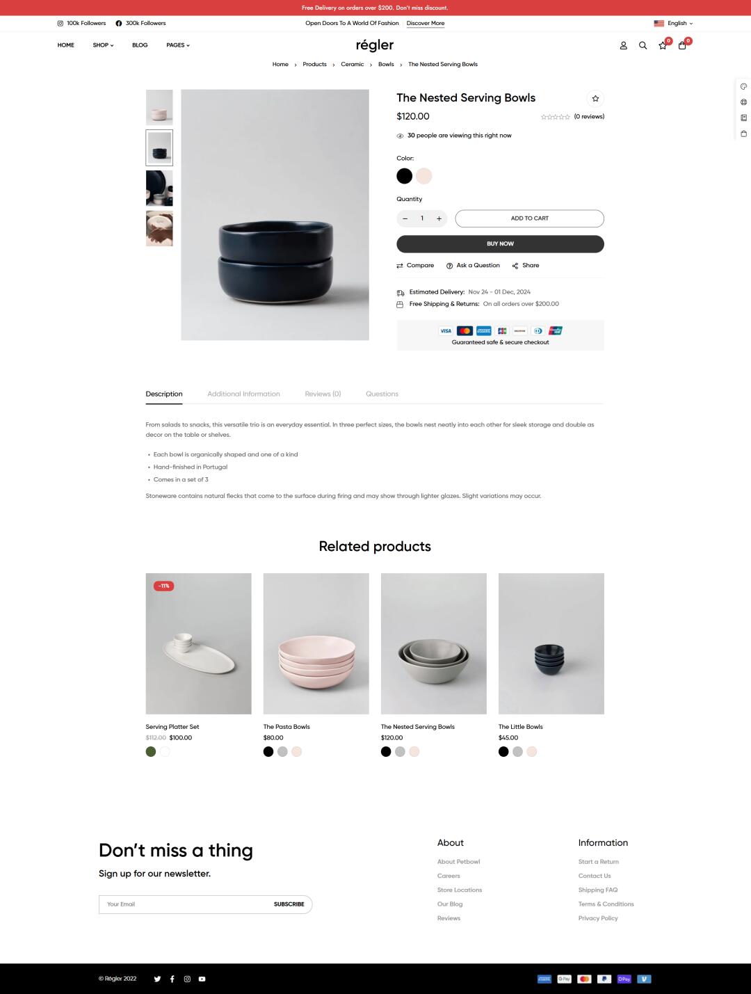 小众陶瓷品牌独立站设计图3