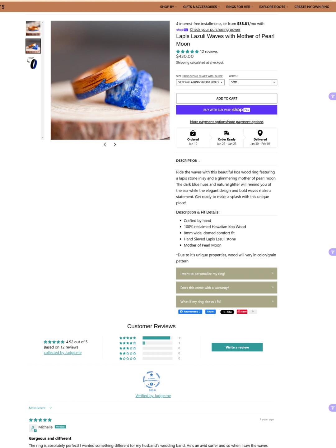 戒指网站案例图3